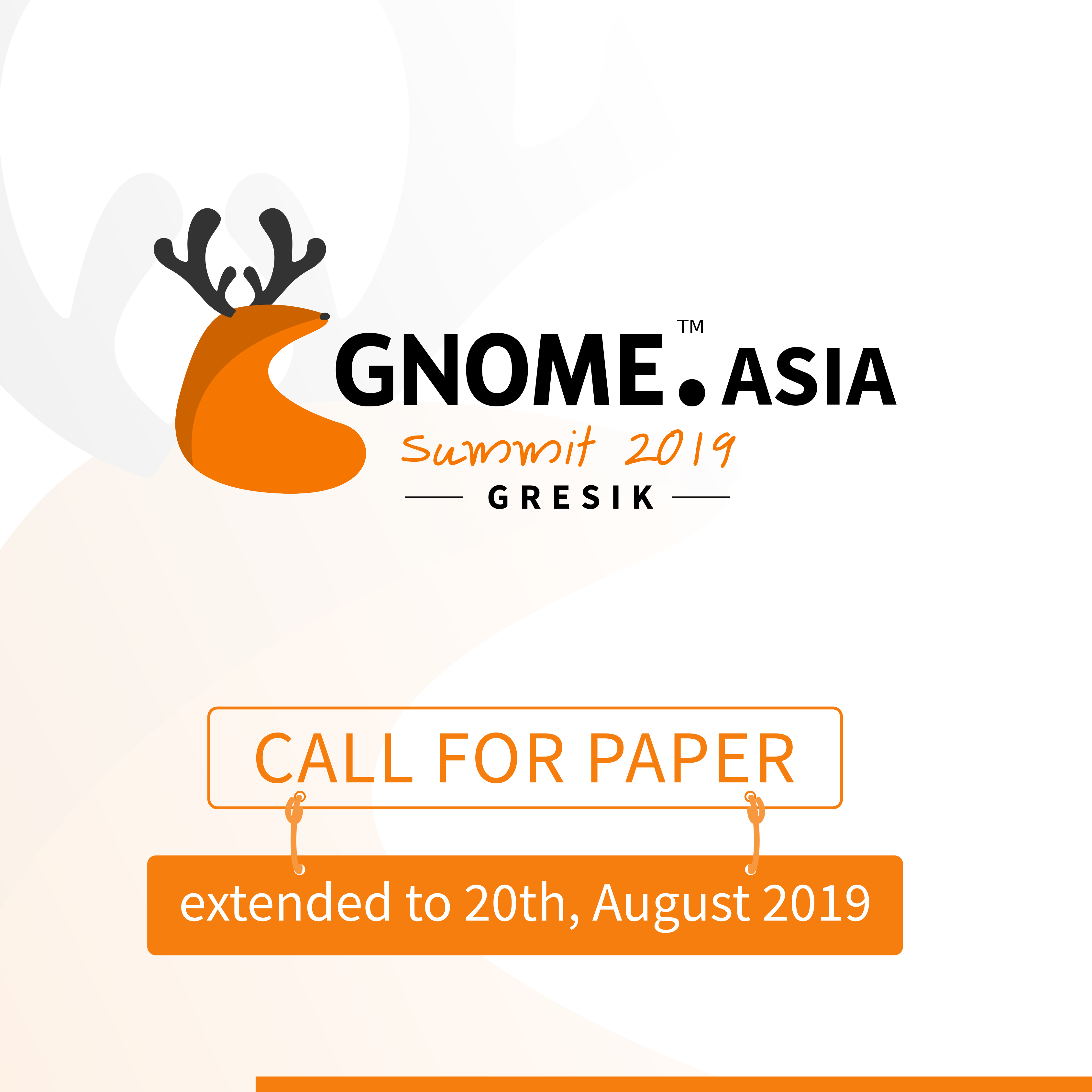 Tenggat Call for Papers GNOME.Asia Summit 2019, DIPERPANJANG!